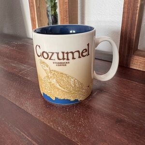 Starbucks Cozumel Mug - Cream and Blue